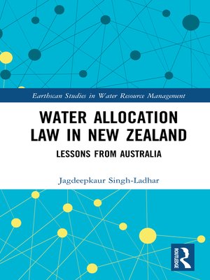 cover image of Water Allocation Law in New Zealand